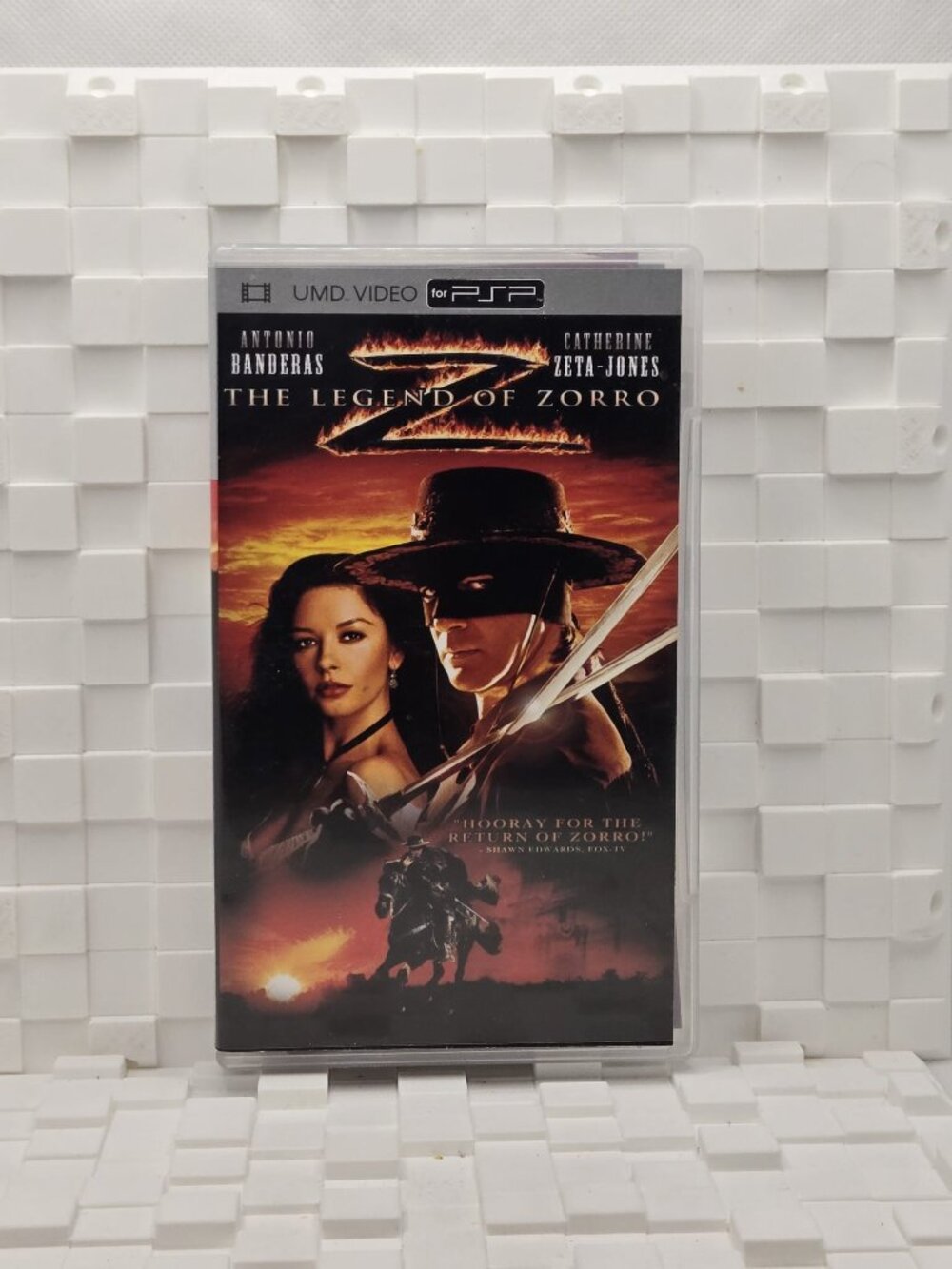 The Legend of Zorro UMD Video Movie Sony PSP Antonio Banderas Tested Working